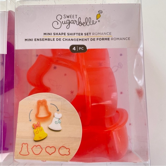 Sweet Sugarbelle Mini Shape Shifter Set Cookie Cutter Party 4 pc Each x 2 Sets - Picture 7 of 8